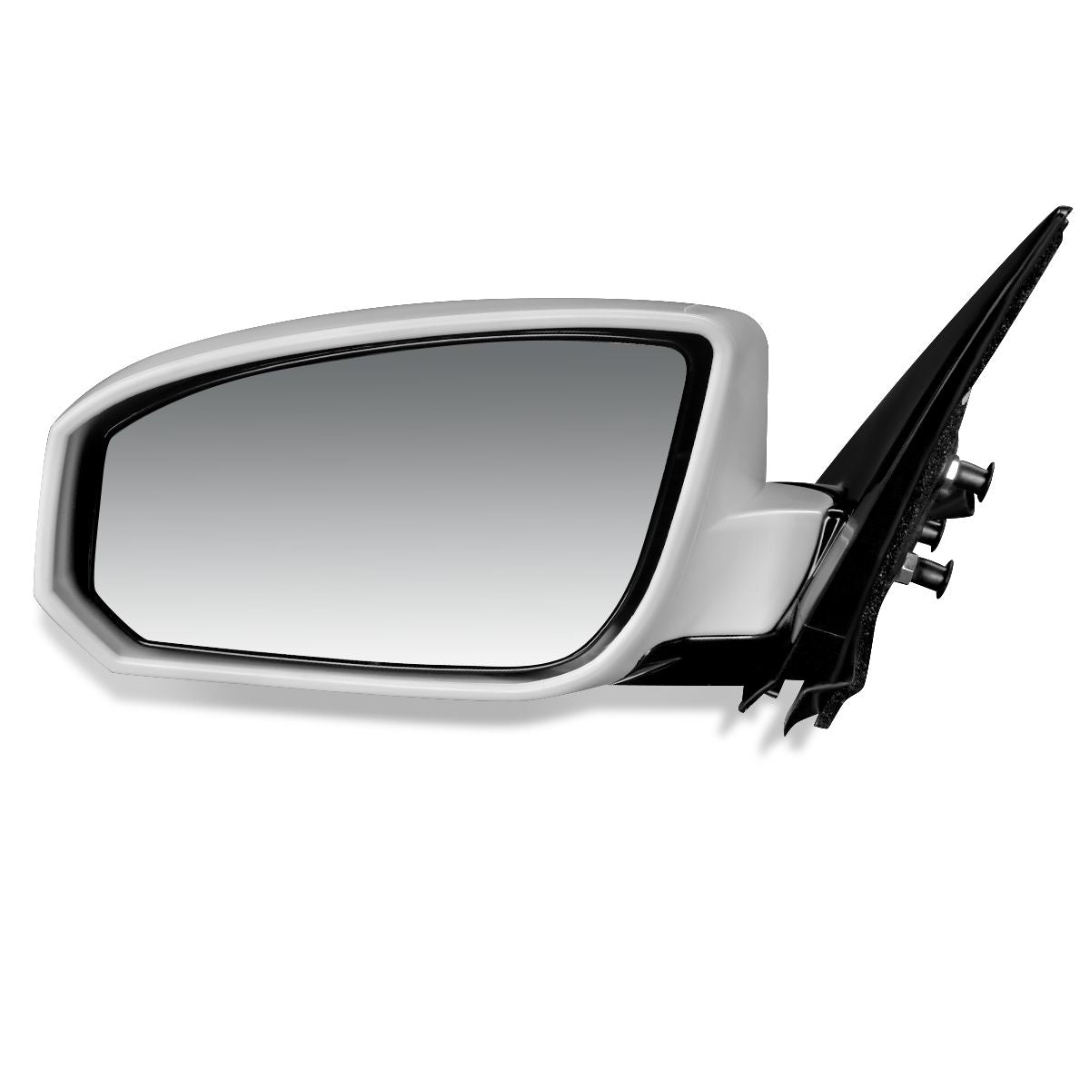 RETROVISOR MIRROR - OEM - 04-08 NISSAN MAXIMA - POWERED - PAINTABLE - WHITE - LEFT