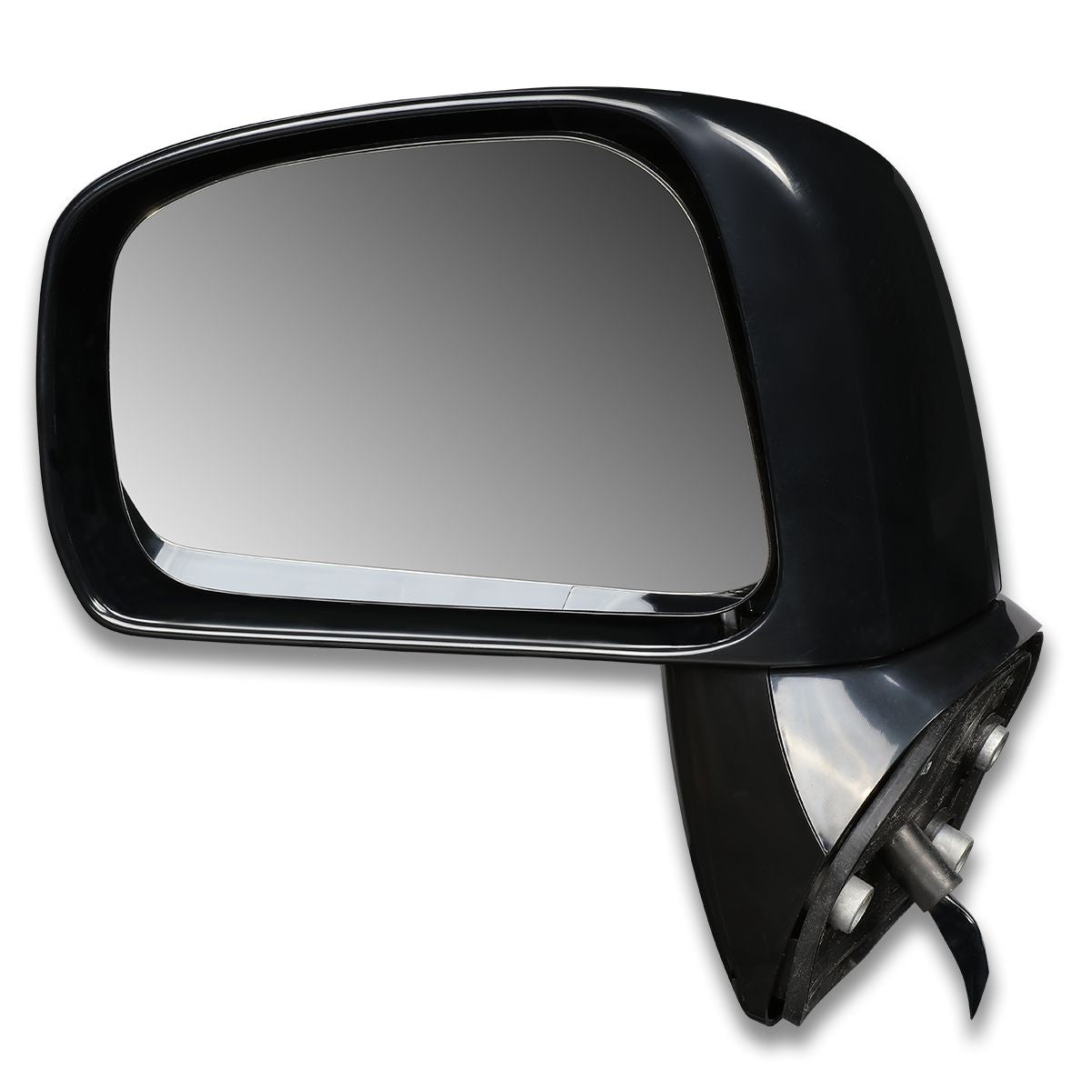 RETROVISOR MIRROR - OEM - 07-12 NISSAN VERSA - POWERED - PAINTABLE - BLACK - LEFT