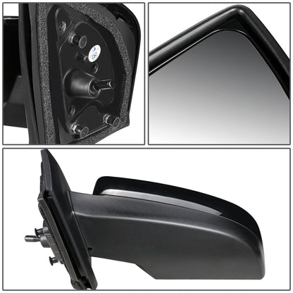 RETROVISOR MIRROR - OEM - 07-12 NISSAN SENTRA - MANUAL - PAINTABLE - BLACK - LEFT