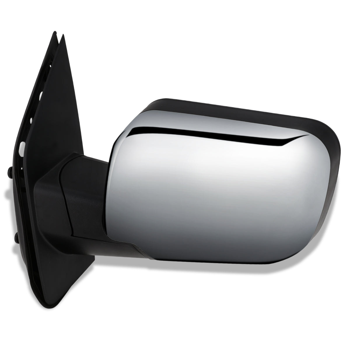 RETROVISOR MIRROR - OEM - 04-10 NISSAN TITAN / 04-10 INFINITI QX56 / 05-15 NISSAN ARMADA - POWERED - HEATED - CHROME - LEFT