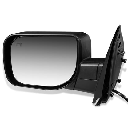 RETROVISOR MIRROR - OEM - 04-10 NISSAN TITAN / 04-10 INFINITI QX56 / 05-15 NISSAN ARMADA - POWERED - HEATED - TEXTURED - BLACK - LEFT