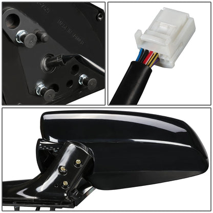 RETROVISOR MIRROR - OEM - 05-07 NISSAN MURANO - POWERED - PAINTABLE - BLACK - LEFT