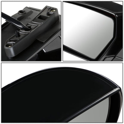 RETROVISOR MIRROR - OEM - 04-09 NISSAN QUEST - POWERED - PAINTABLE - BLACK - LEFT