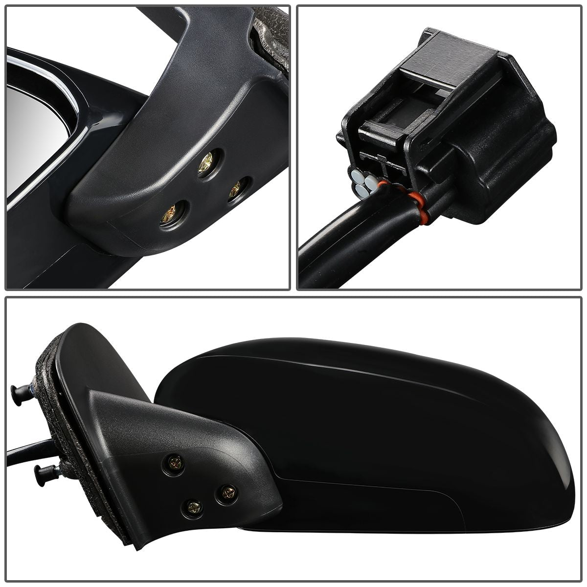 RETROVISOR MIRROR - OEM - 05-14 NISSAN PATHFINDER - POWERED - HEATED - TEXTURED - BLACK - LEFT