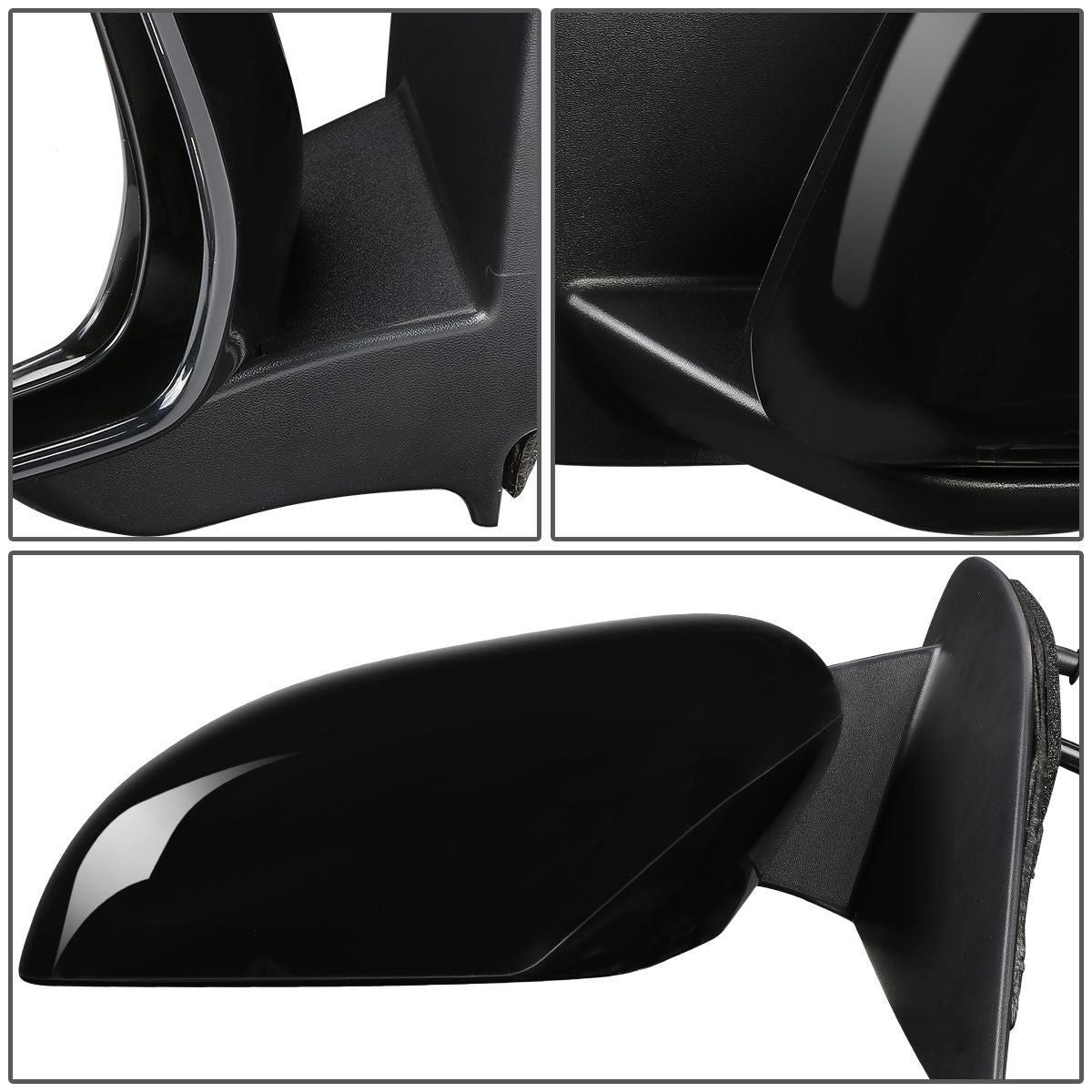 RETROVISOR MIRROR - OEM - 05-14 NISSAN PATHFINDER - POWERED - HEATED - TEXTURED - BLACK - LEFT