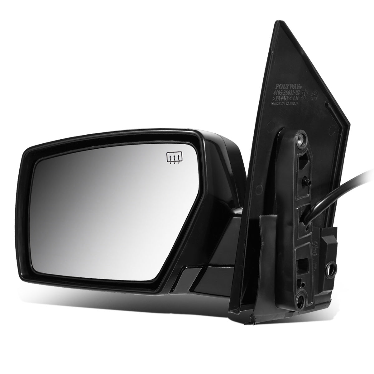 RETROVISOR MIRROR - OEM - 04-06 NISSAN QUEST - POWERED - HEATED - W/ MEMORY - FOLDING - BLACK MATERIAL - LEFT
