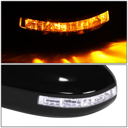 RETROVISOR MIRROR - OE STYLE - NISSAN MAXIMA 09-15 - WITH POWER WITH HEATED GLASS WITH SIGNAL - DRIVER SIDE - PAINT TO MATCH - BLACK