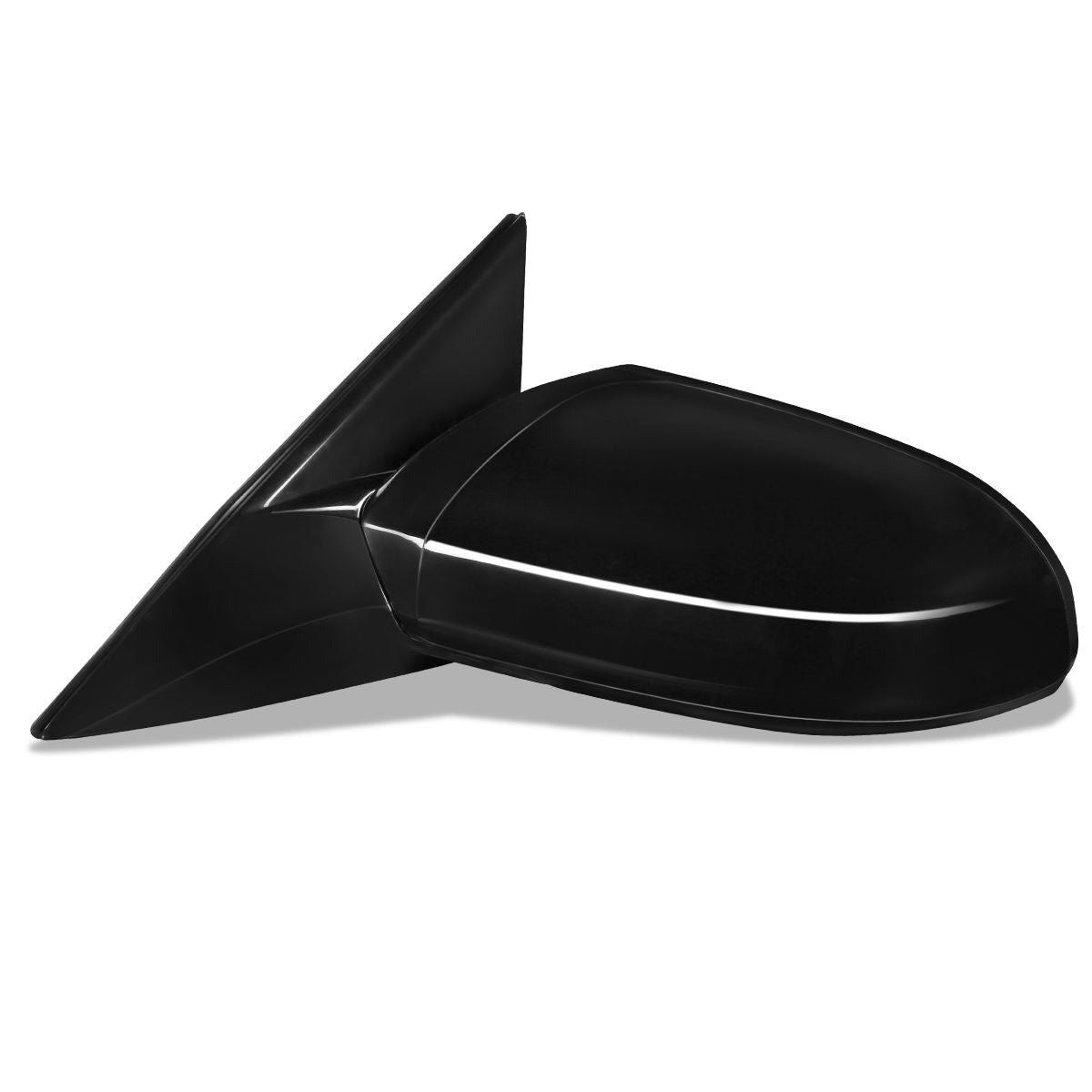 RETROVISOR MIRROR - OEM - 09-14 NISSAN MAXIMA - POWERED - PAINTABLE - BLACK - LEFT