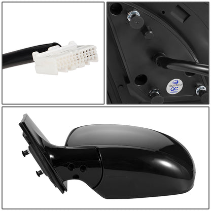 RETROVISOR MIRROR - OEM - 09-14 NISSAN MURANO - POWERED - HEATED - W/ MEMORY - FOLDING - BLACK MATERIAL - LEFT