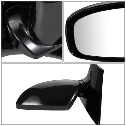 RETROVISOR MIRROR - OEM - 09-14 NISSAN MURANO - POWERED - HEATED - W/ MEMORY - FOLDING - BLACK MATERIAL - LEFT
