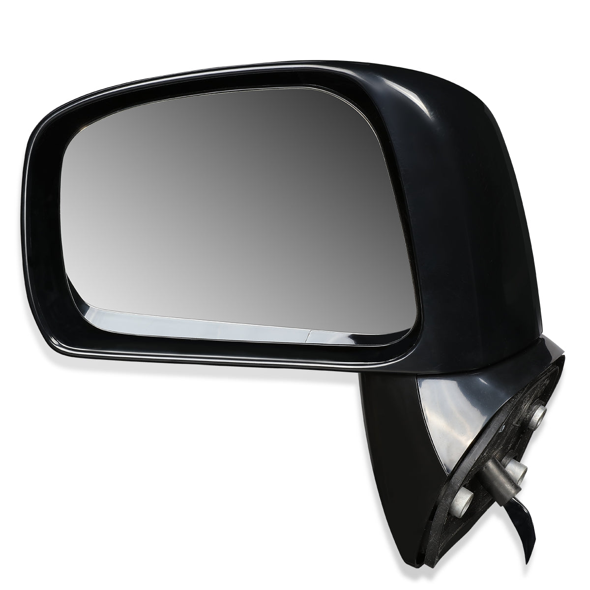 RETROVISOR MIRROR - OEM - 07-12 NISSAN VERSA - POWERED - PAINTABLE - BLACK - LEFT