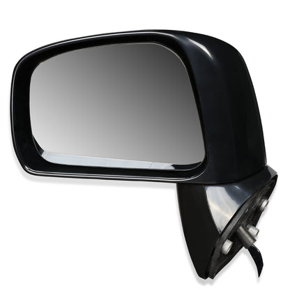 RETROVISOR MIRROR - OEM - 07-12 NISSAN VERSA - POWERED - PAINTABLE - BLACK - LEFT