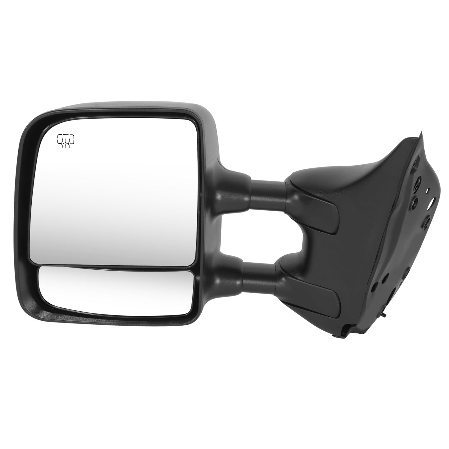 RETROVISOR MIRROR - OE STYLE - NISSAN TITAN 2008-2015 - WITH POWER WITH HEATED GLASS WITH MEMORY DUAL ARM - DRIVER LEFT SIDE - BLACK