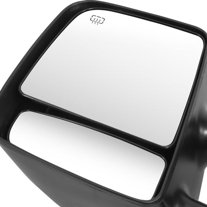 RETROVISOR MIRROR - OE STYLE - NISSAN TITAN 2008-2015 - WITH POWER WITH HEATED GLASS WITH MEMORY DUAL ARM - DRIVER LEFT SIDE - BLACK