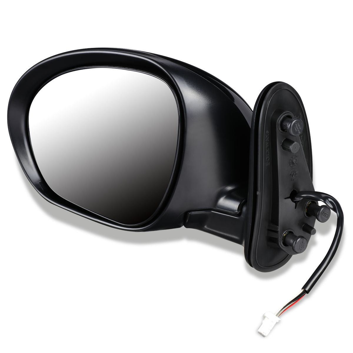 RETROVISOR MIRROR - OEM - 09-14 NISSAN CUBE - POWERED - HEATED - TEXTURED - BLACK - LEFT