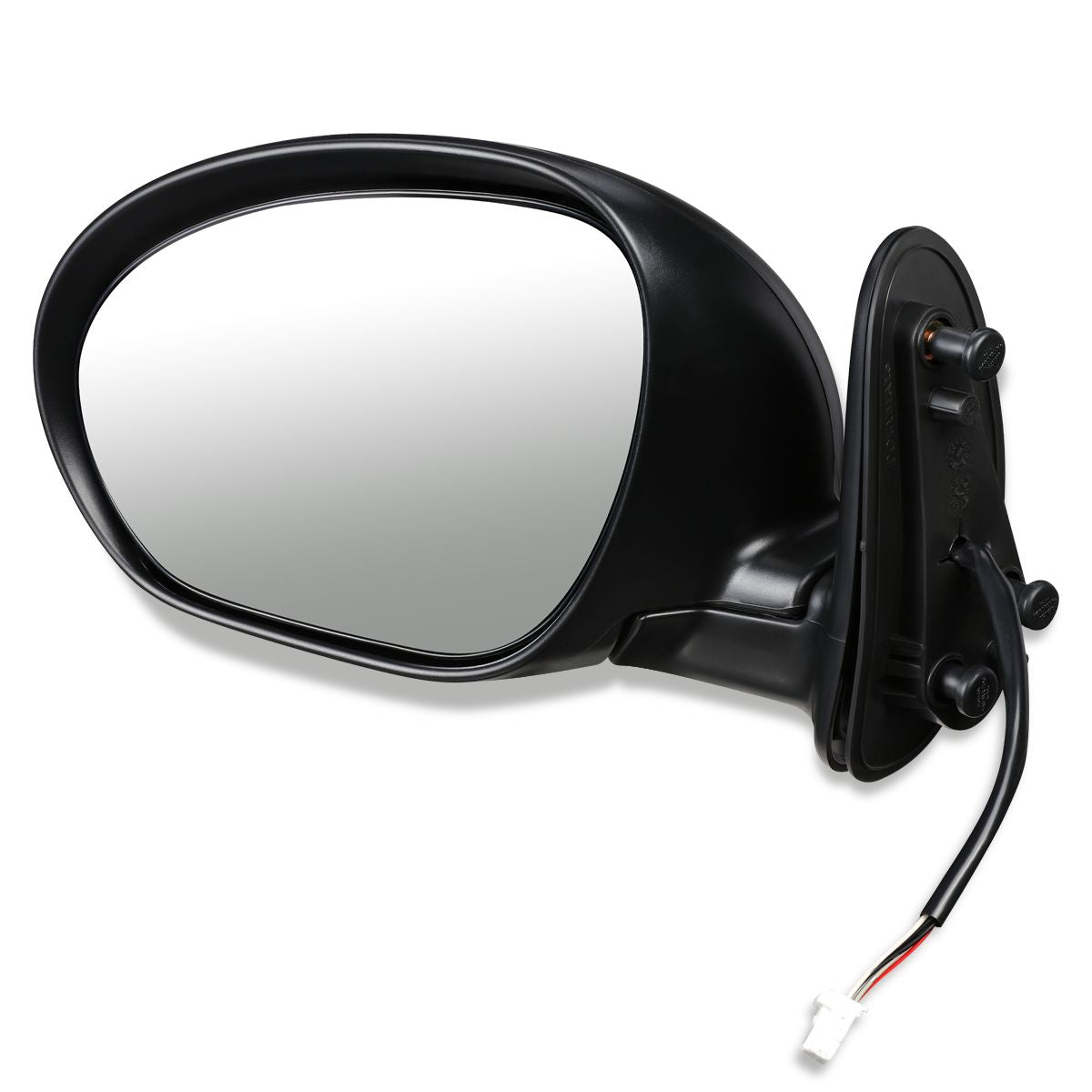 RETROVISOR MIRROR - OEM - 09-14 NISSAN CUBE - POWERED - HEATED - PAINTABLE - BLACK - LEFT