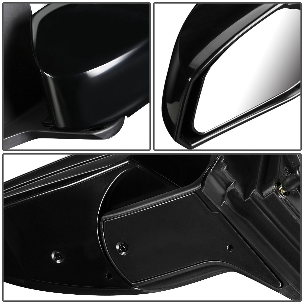 RETROVISOR MIRROR - OEM - 03-09 NISSAN 350Z - POWERED - HEATED - PAINTABLE - BLACK - LEFT
