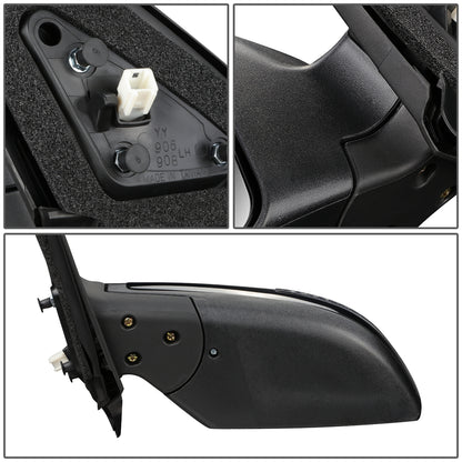 RETROVISOR MIRROR - OEM - 07-12 NISSAN ALTIMA - POWERED - HEATED - W/ SIGNAL LIGHT - FOLDING - BLACK MATERIAL - LEFT