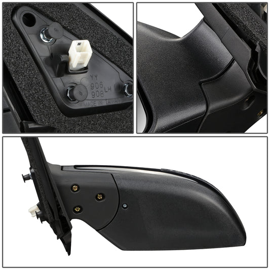 RETROVISOR MIRROR - OEM - 07-12 NISSAN ALTIMA - POWERED - HEATED - W/ SIGNAL LIGHT - FOLDING - BLACK MATERIAL - LEFT