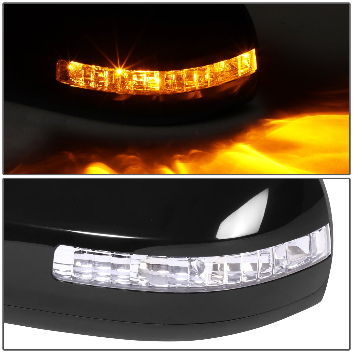 RETROVISOR MIRROR - OE STYLE - NISSAN ALTIMA 10-12 - WITH POWER WITH SIGNAL - DRIVER SIDE - PAINT TO MATCH - BLACK