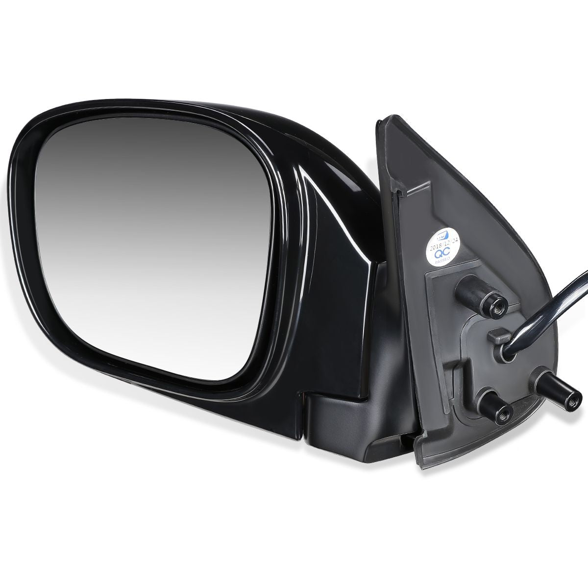 RETROVISOR MIRROR - OEM - 99-00 NISSAN PATHFINDER - POWERED - HEATED - PAINTABLE - BLACK - LEFT