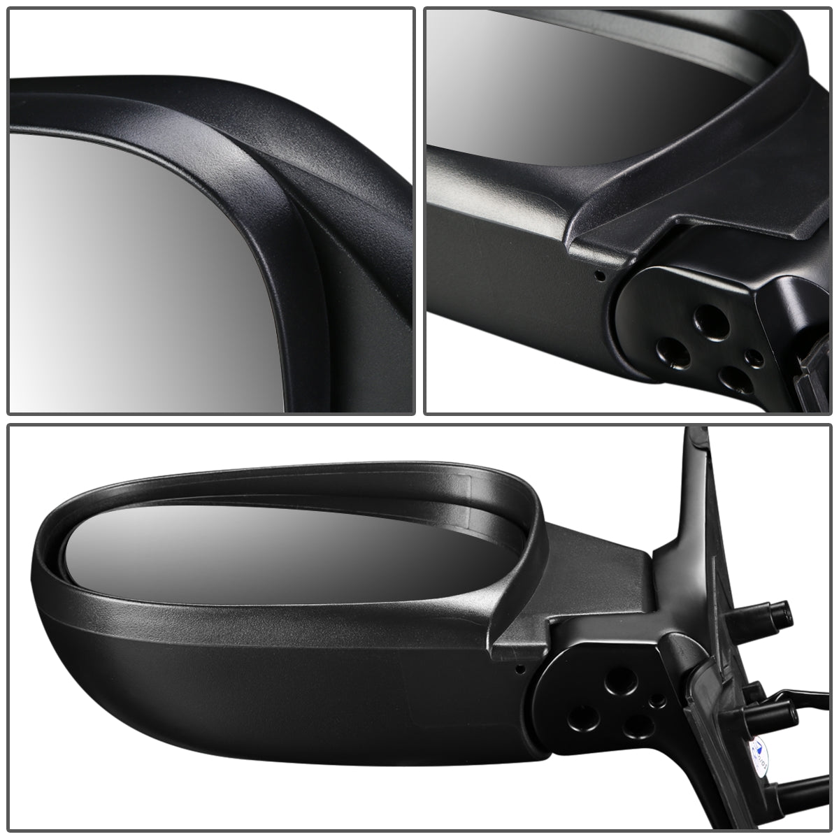 RETROVISOR MIRROR - OEM - 01-04 NISSAN PATHFINDER - POWERED - HEATED - TEXTURED - BLACK - LEFT