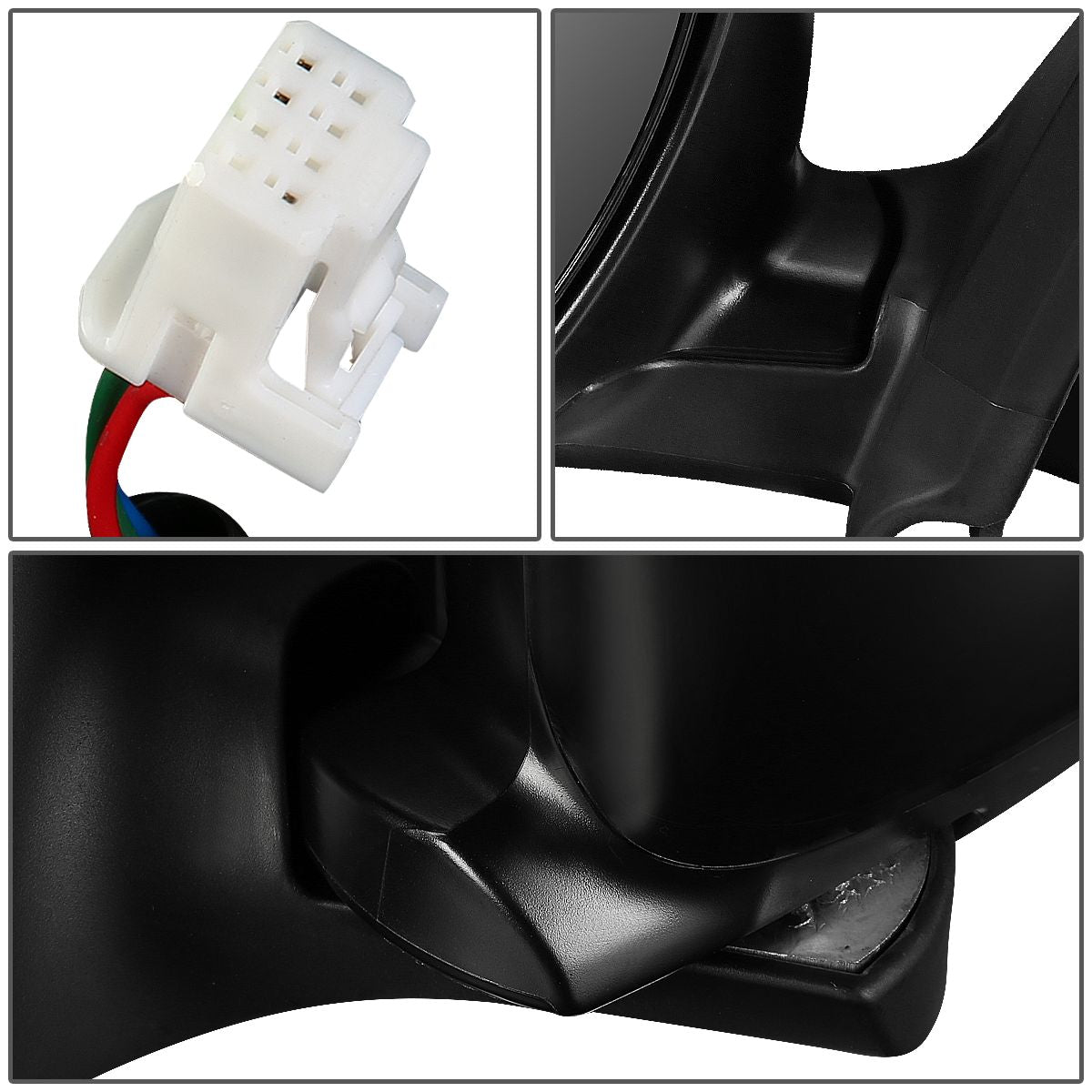 RETROVISOR MIRROR - OEM - 11-14 NISSAN JUKE - POWERED - TEXTURED - BLACK - LEFT