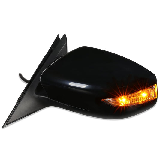 RETROVISOR MIRROR - OEM - 13-18 NISSAN ALTIMA SEDAN - POWERED - TEXTURED - BLACK - LEFT