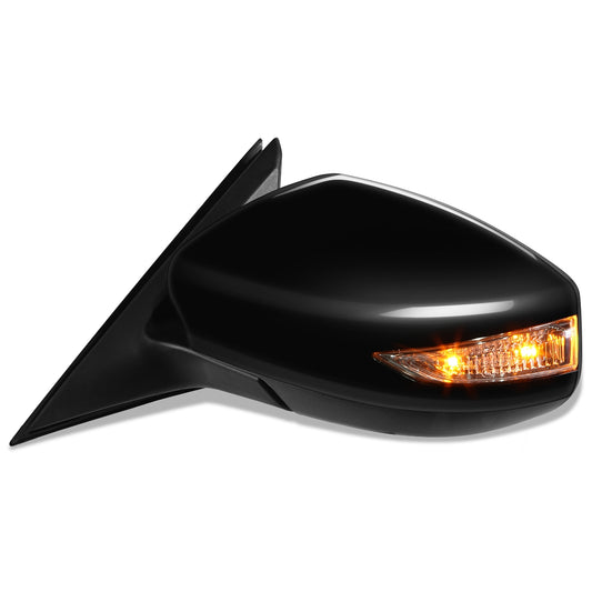 RETROVISOR MIRROR - OEM - 13-18 NISSAN ALTIMA SEDAN - POWERED - HEATED - TEXTURED - BLACK - LEFT