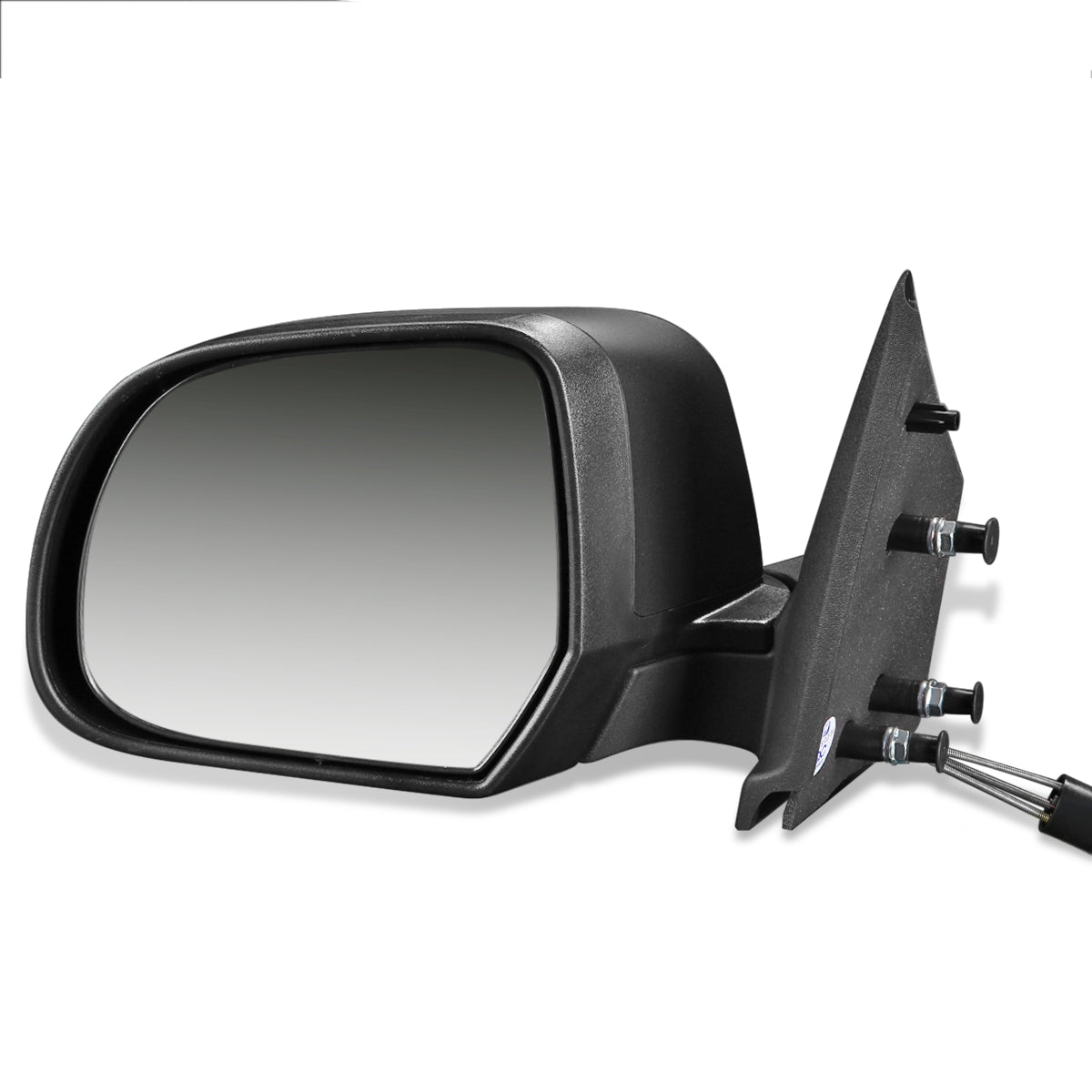 RETROVISOR MIRROR - OEM - 12-15 NISSAN VERSA - MANUAL - TEXTURED - BLACK - LEFT