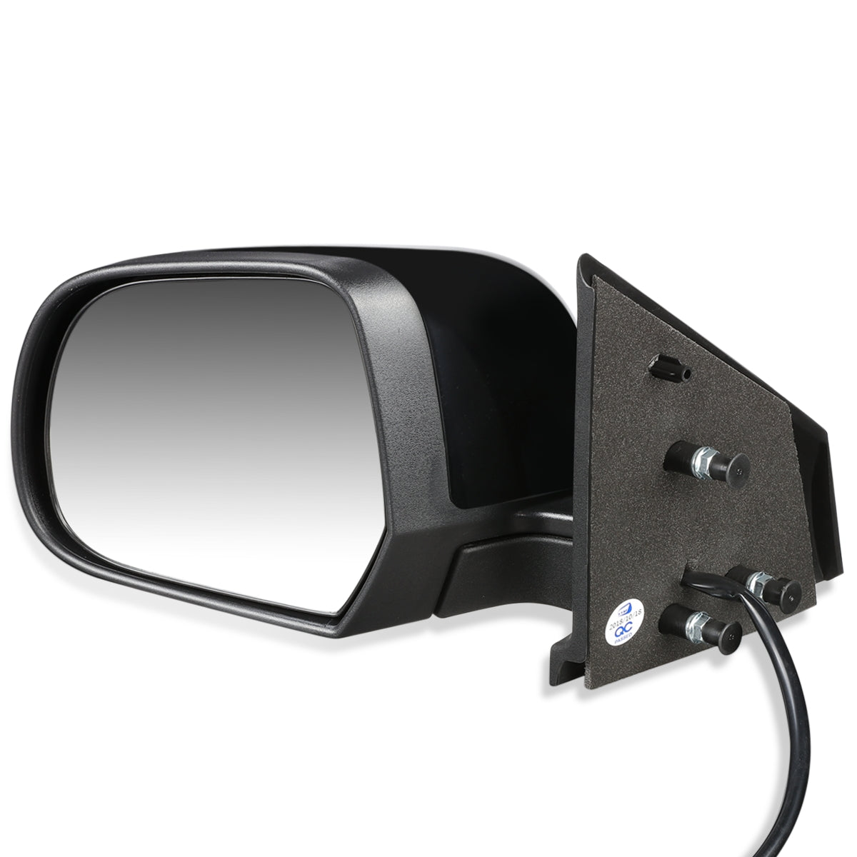 RETROVISOR MIRROR - OEM - 12-14 NISSAN VERSA - POWERED - TEXTURED - BLACK - LEFT