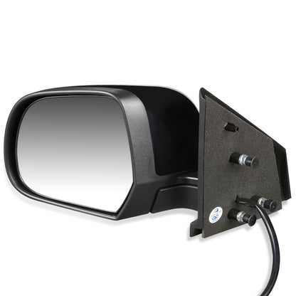 RETROVISOR MIRROR - OEM - 12-14 NISSAN VERSA - POWERED - TEXTURED - BLACK - LEFT