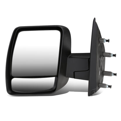 RETROVISOR MIRROR - OEM - 12-18 NISSAN CARGO VAN - POWERED - FOLDING - W/ DUAL GLASS - TEXTURED - BLACK - LEFT