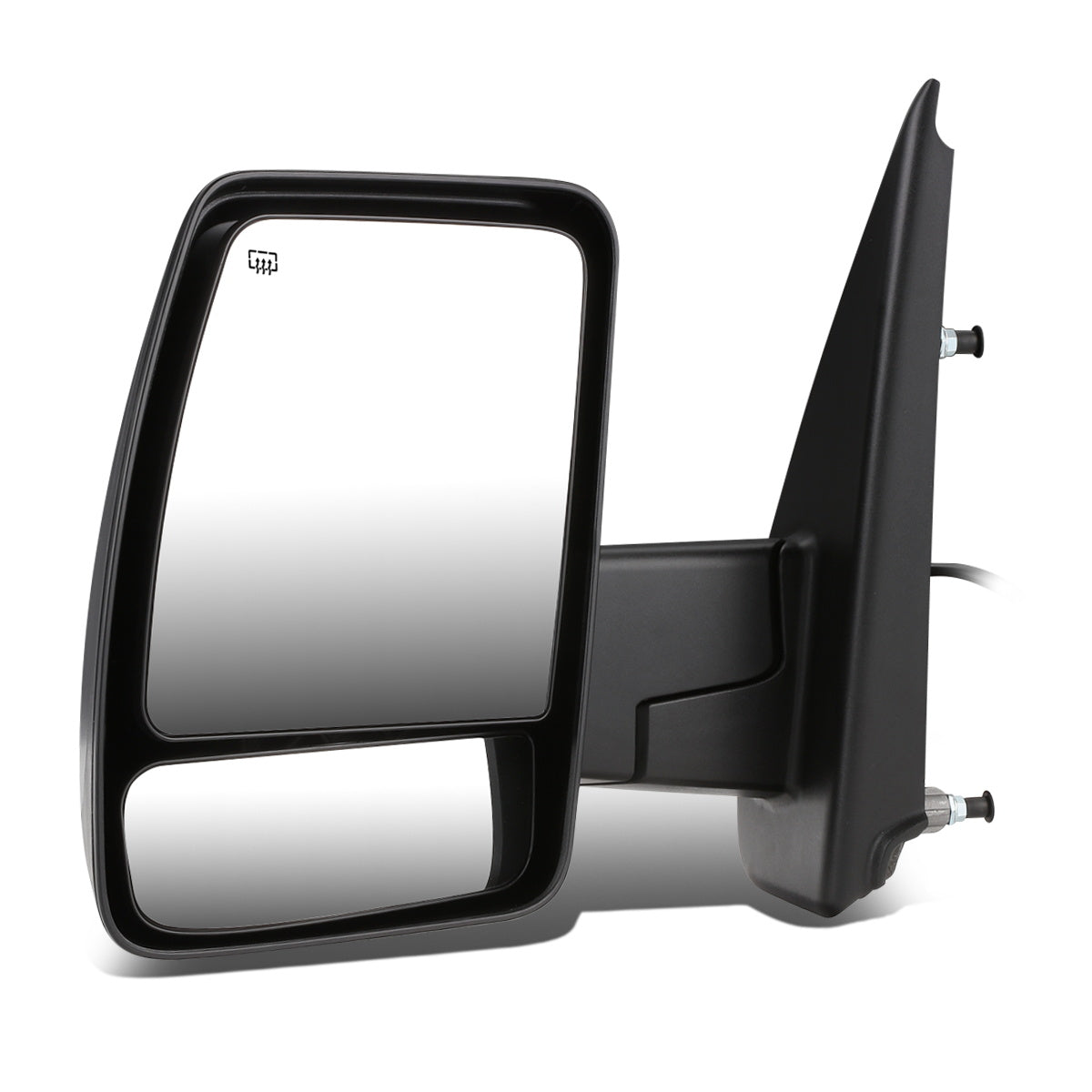 RETROVISOR MIRROR - OEM - 12-18 NISSAN CARGO VAN - POWERED - HEATED - FOLDING - W/ DUAL GLASS - TEXTURED - BLACK - LEFT