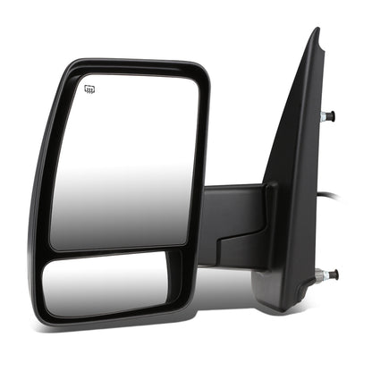 RETROVISOR MIRROR - OEM - 12-18 NISSAN CARGO VAN - POWERED - HEATED - FOLDING - W/ DUAL GLASS - TEXTURED - BLACK - LEFT
