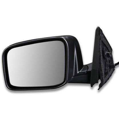 RETROVISOR MIRROR - OEM - 08-13 NISSAN ROGUE - POWERED - HEATED - PAINTABLE - BLACK - LEFT