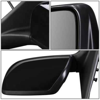 RETROVISOR MIRROR - OEM - 08-13 NISSAN ROGUE - POWERED - HEATED - PAINTABLE - BLACK - LEFT