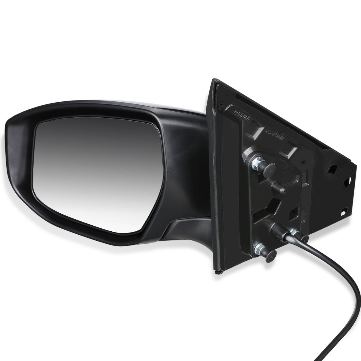 RETROVISOR MIRROR - OEM - 13-15 NISSAN SENTRA - POWERED - TEXTURED - BLACK - LEFT