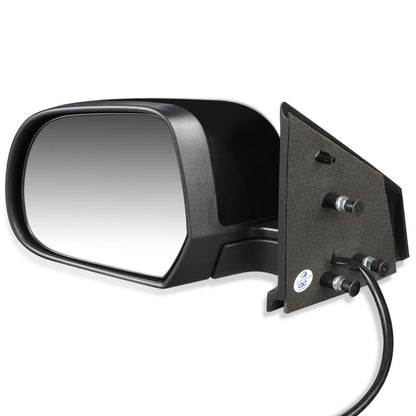 RETROVISOR MIRROR - OEM - 12-13 NISSAN VERSA - POWERED - HEATED - TEXTURED - BLACK - LEFT