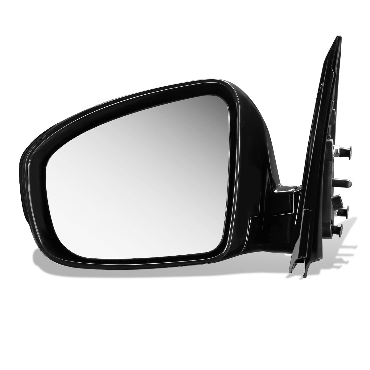 RETROVISOR MIRROR - OEM - 13-16 NISSAN PATHFINDER - POWERED - TEXTURED - BLACK - LEFT