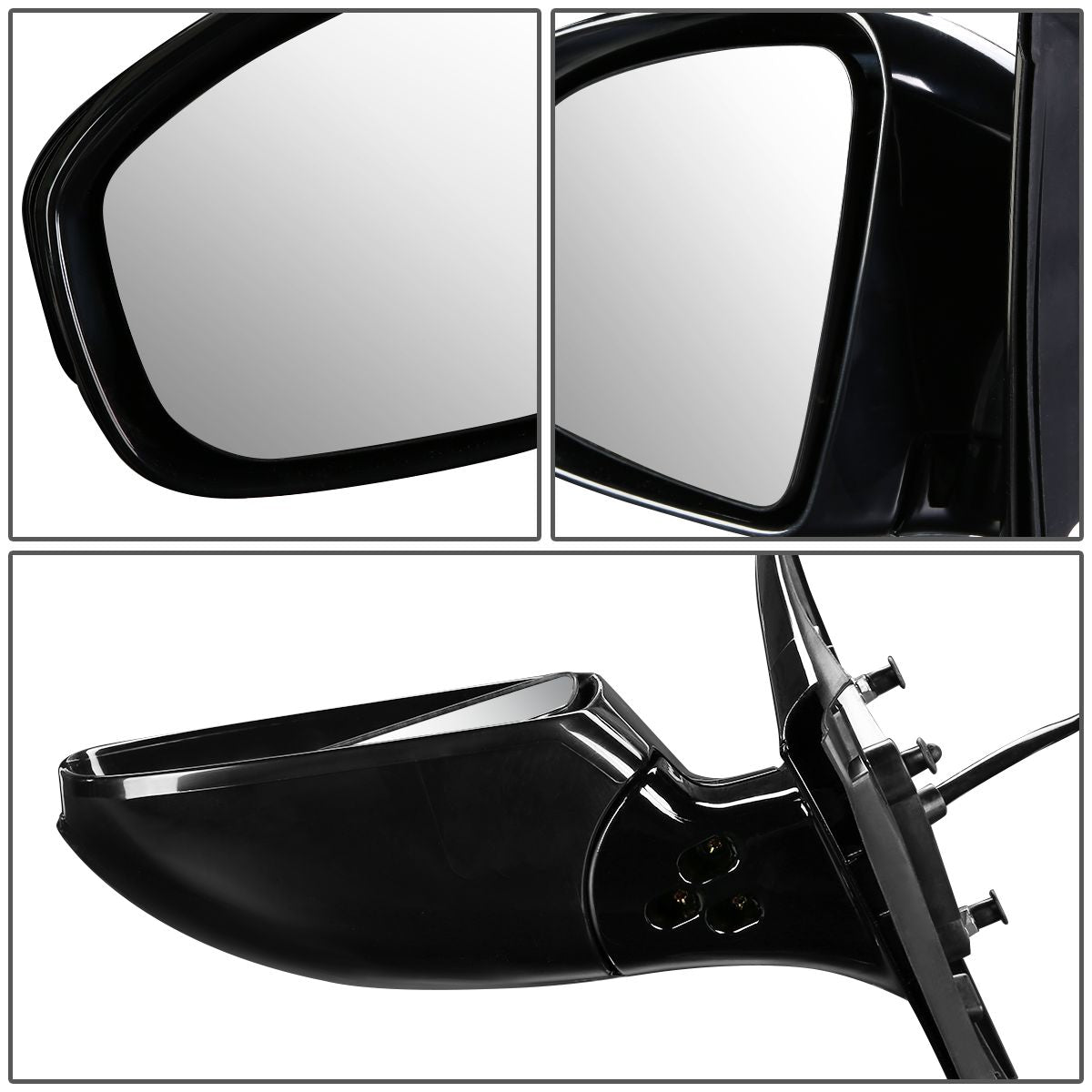 RETROVISOR MIRROR - OEM - 13-16 NISSAN PATHFINDER - POWERED - TEXTURED - BLACK - LEFT