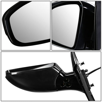 RETROVISOR MIRROR - OEM - 13-16 NISSAN PATHFINDER - POWERED - TEXTURED - BLACK - LEFT