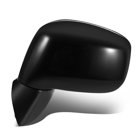 RETROVISOR MIRROR - OEM - 07-11 NISSAN VERSA 4-DR - MANUAL - FOLDING - BLACK MATERIAL - LEFT