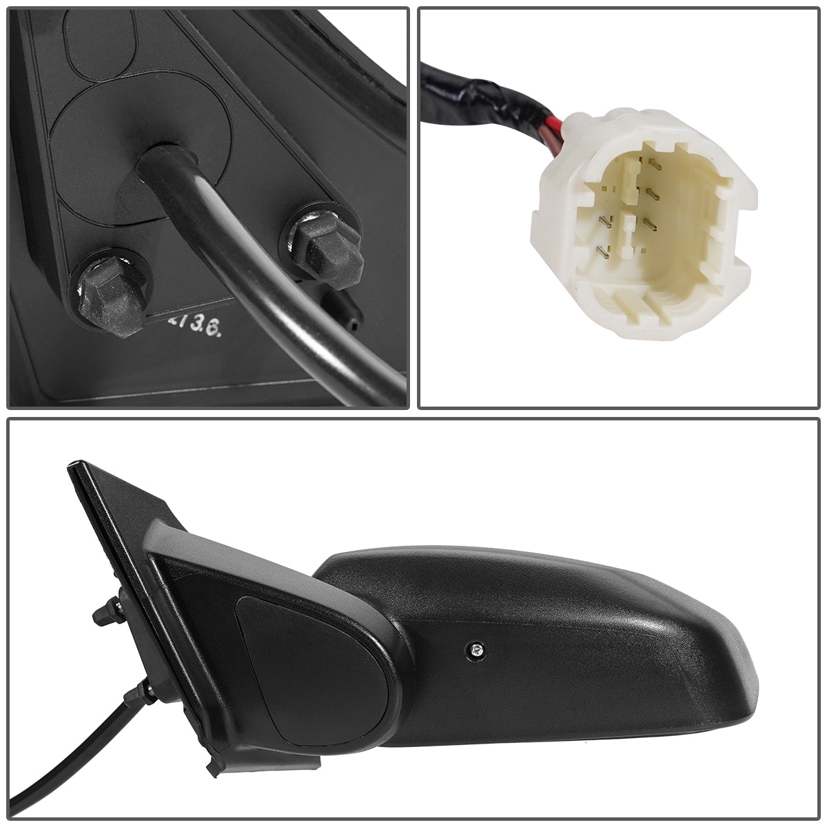 RETROVISOR MIRROR - OEM - 13-20 NISSAN NV200 - POWERED - HEATED - FOLDING - TEXTURED - BLACK - LEFT