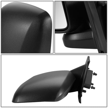 RETROVISOR MIRROR - OEM - 13-20 NISSAN NV200 - POWERED - HEATED - FOLDING - BLACK - LEFT