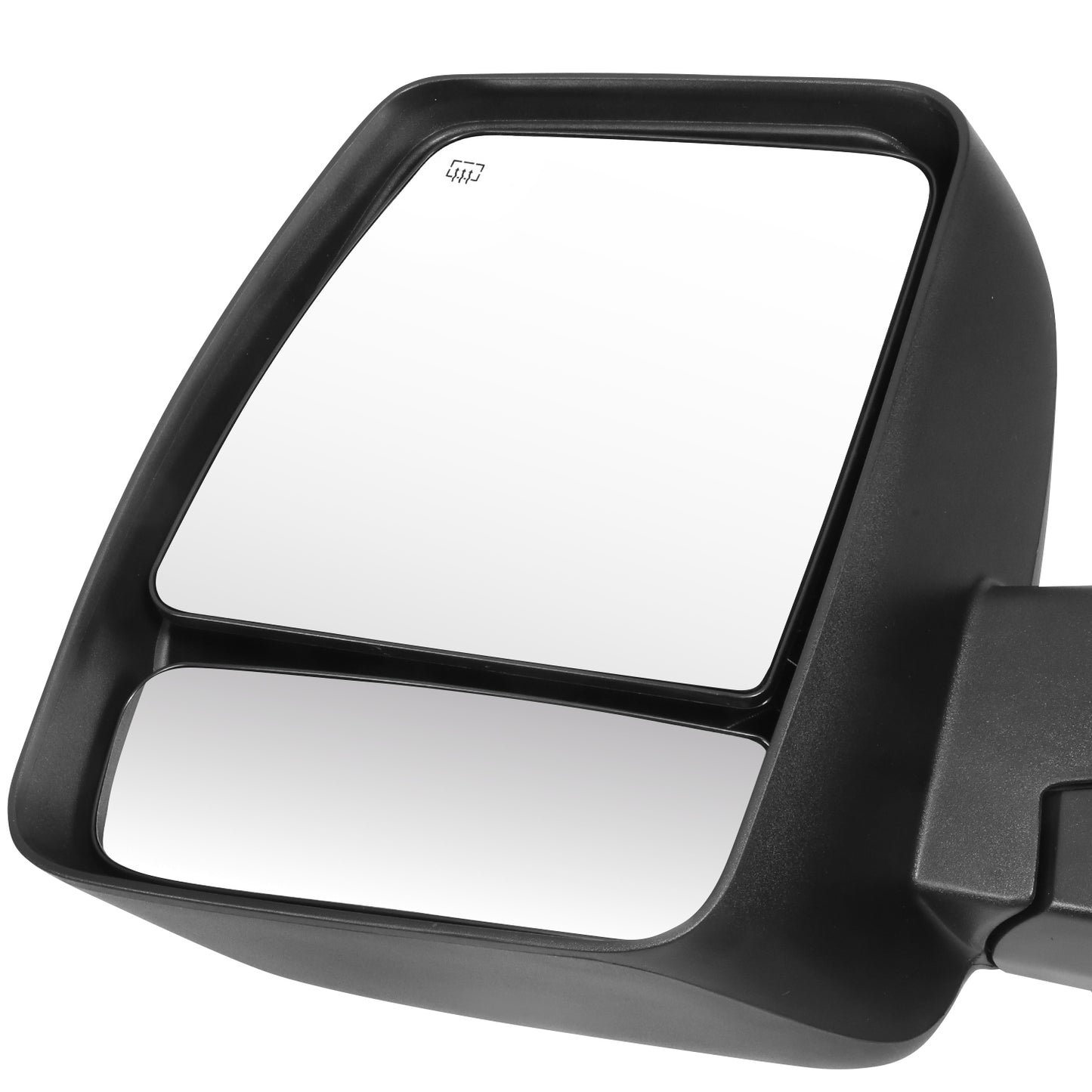 RETROVISOR MIRROR - OE STYLE - NISSAN NV1500 12-21 - NISSAN NV2500 12-21 - NISSAN NV3500 12-21 - WITH POWER WITH HEATED GLASS CHROME COVER - DRIVER SIDE - SMOOTH - BLACK / CHROME