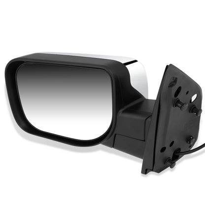 RETROVISOR MIRROR - OEM - 11-15 NISSAN TITAN - POWERED - CHROME - LEFT