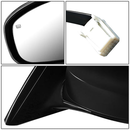 RETROVISOR MIRROR - OEM - 13-16 NISSAN PATHFINDER - POWERED - HEATED - TEXTURED - BLACK - LEFT