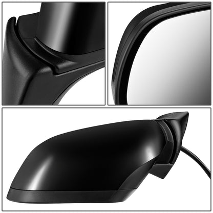 RETROVISOR MIRROR - OEM - 14-16 NISSAN VERSA NOTE - POWERED - FOLDING - BLACK MATERIAL - LEFT