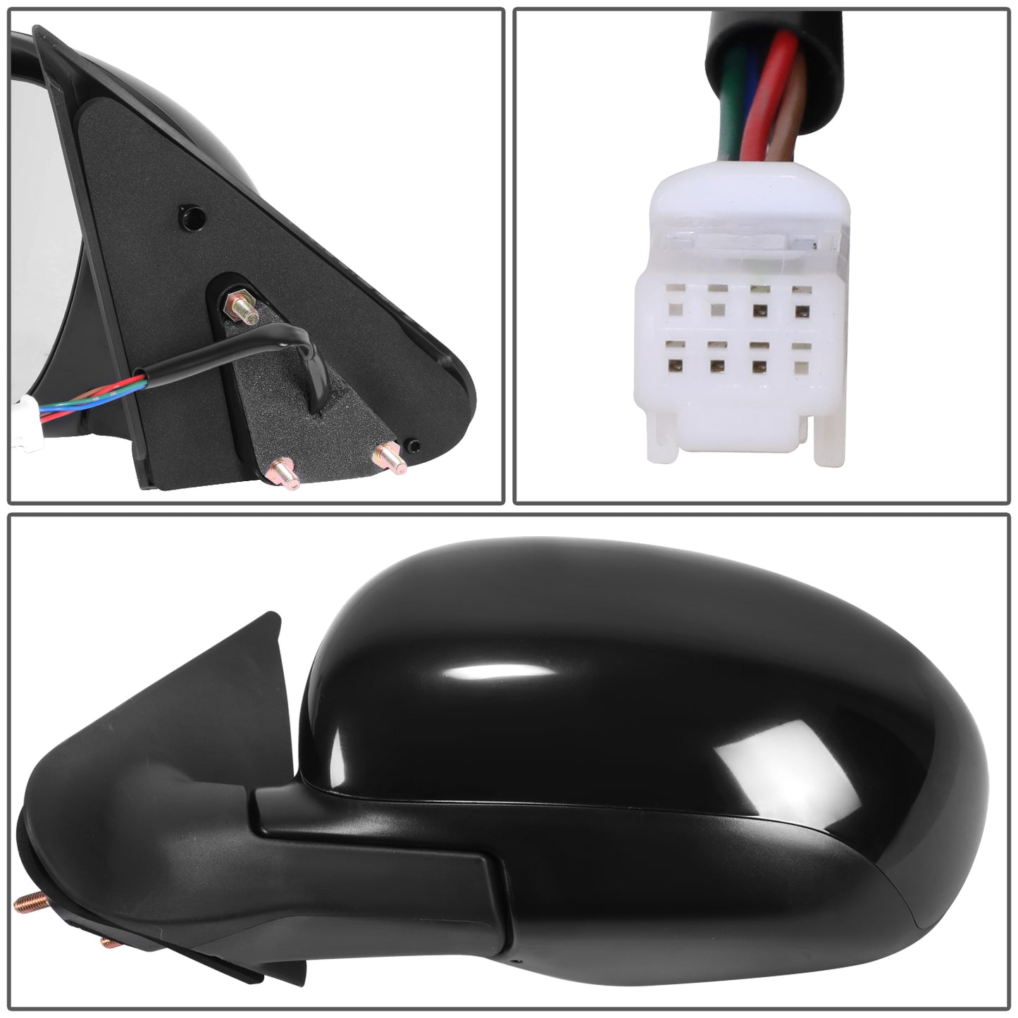 RETROVISOR MIRROR - OE STYLE - NISSAN JUKE 2011-2014 - WITH POWER WITH HEATED - DRIVER LEFT SIDE - BLACK